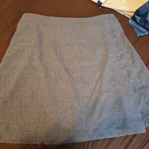Like New Ekouaer Rip Skirt Style Heather Navy Blue Womens Skirt XL